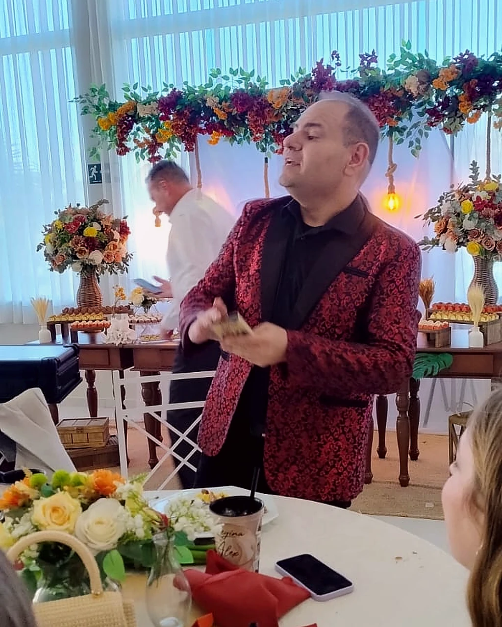 Rodrigo Bento durante uma apresentação