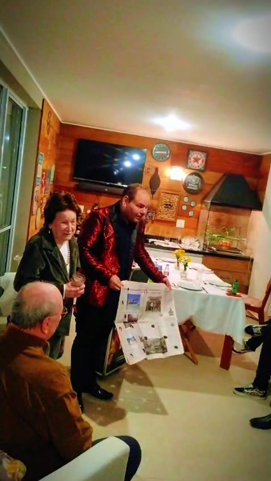 Cena de Pocket Show - Show familiar